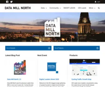 Datamillnorth.org(Data mill north) Screenshot