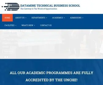 Datamineschool.com(Datamine Technical Business School) Screenshot