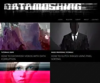 Datamoshing.com(Datamoshing) Screenshot