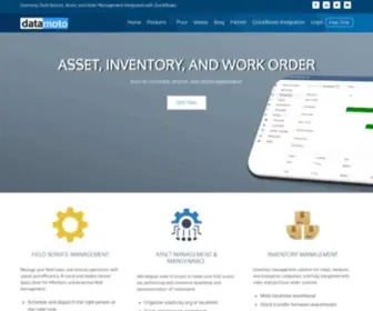 Datamoto.com(Online Business Application and SaaS Software Suite) Screenshot