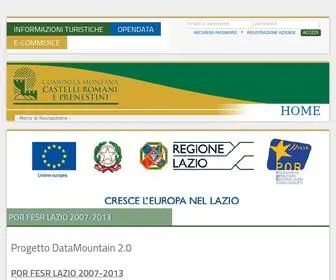 Datamountaincmcastelli.it(Open Data) Screenshot