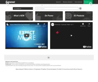 Datanet.co.za(Home Datanet ICT Infrastructure Distributor South Africa) Screenshot