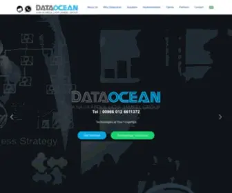 Dataocean.com(DataOcean-Technologies at Your Fingertips) Screenshot