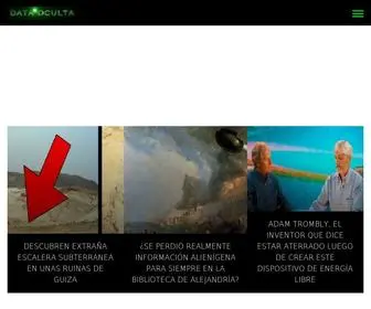 Dataoculta.net(DATA OCULTA l El verdadero misterio del mundo es lo visible) Screenshot