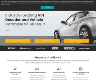 Dataonesoftware.com(Industry-Leading VIN Decoding & Automotive Data Solutions) Screenshot