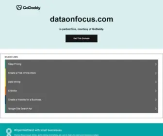 Dataonfocus.com(DataOnFocus) Screenshot