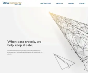 Datapassports.com(Trust in Data) Screenshot