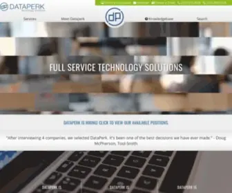 Dataperk.com(Computer Support & Outsourced IT Support in Alabama) Screenshot