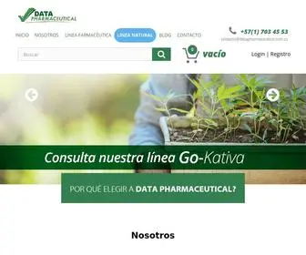 Datapharmaceutical.com.co(Tienda) Screenshot