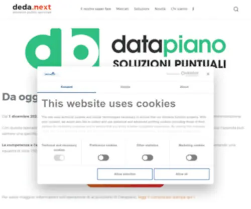 Datapiano.it(Datapiano parte di Deda Next) Screenshot