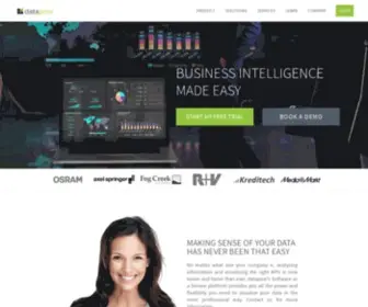 Datapine.co.uk(Data Visualisation & Business Intelligence Tool) Screenshot
