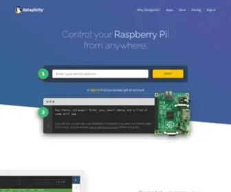 Dataplicity.io(Remotely control your Raspberry Pi) Screenshot
