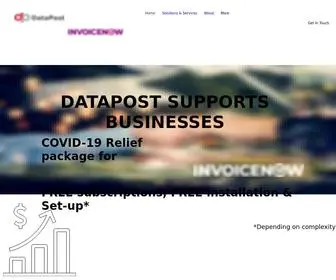 Datapost.com.sg(Secured Data Management) Screenshot