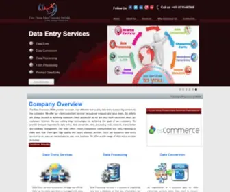 Dataprocessorsindia.com(Data Entry Services) Screenshot