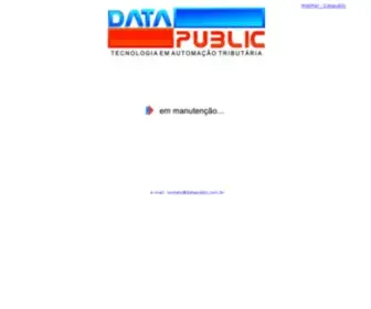 Datapublic.com.br(Tecnologia em Automação Tributária) Screenshot