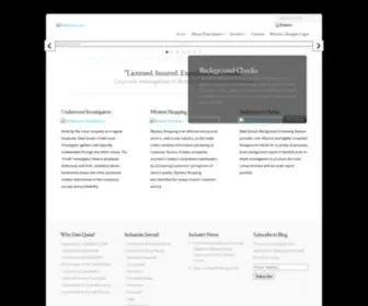 Dataquestonline.com(Corporate Private Investigations Agency located in MA) Screenshot