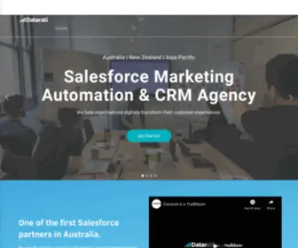 Datarati.com.au(Australia's Largest Salesforce Partner & Customer Experience Agency) Screenshot