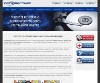 Datarecover.com.br(Recuperação de Dados em HD e Servidores RAID) Screenshot