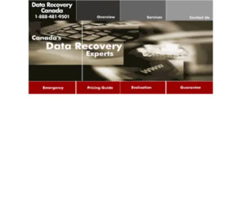 Datarecoverycanada.com(Data Recovery Canada) Screenshot