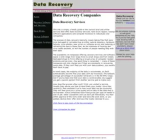 Datarecoverycompanies.com(Data Recovery Services) Screenshot