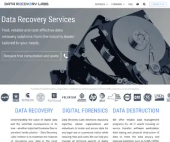 Datarecoverylabs.com(Data Recovery) Screenshot