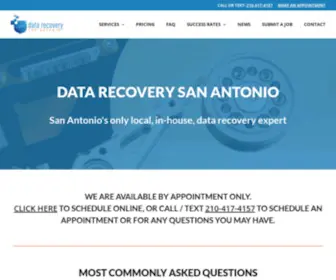 Datarecoverysanantonio-TX.com(Data Recovery Services Company) Screenshot