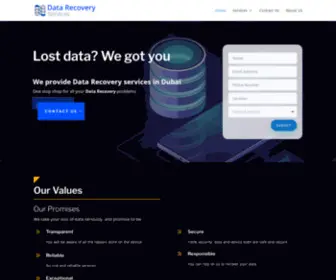 Datarecoveryservice.ae(Data Recovery Service) Screenshot