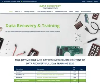 Datarecoverytraining.in(Advance HDD data recovery training institute in Surat Gujarat) Screenshot