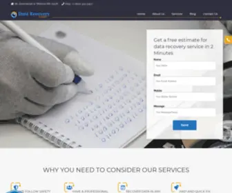 Datarecoveryvision.com(Vision Infotech Inc) Screenshot