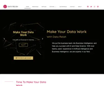 Datarelish.net(Data Relish) Screenshot