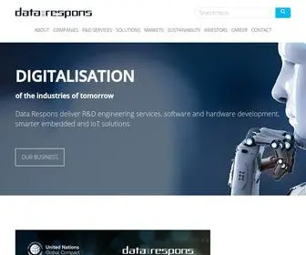 Datarespons.com(Data Respons) Screenshot