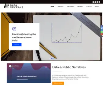 Datareveals.org(Data Reveals) Screenshot