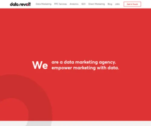 Datarevolt.agency(Digital Marketing Agency) Screenshot