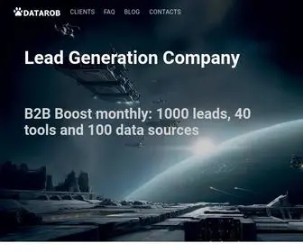 Datarob.com(Lead Generation Company) Screenshot