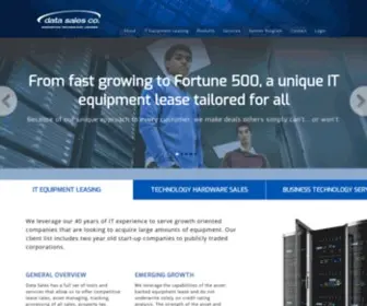 Datasales.com(Data Sales IT Equipment Leasing) Screenshot