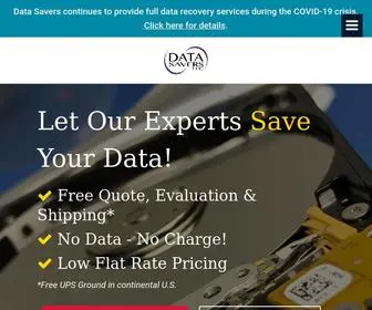 Datasaversllc.com(The Data Recovery Specialists) Screenshot