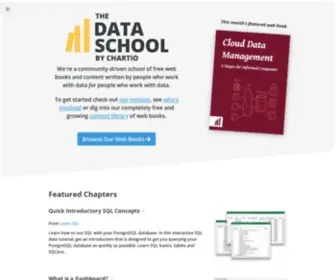 Dataschool.com(The Data School by Chartio) Screenshot