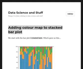 Datascienceandstuff.com(Data Science and Stuff) Screenshot