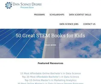 Datasciencedegreeprograms.net(Data Science Degree Programs Guide) Screenshot