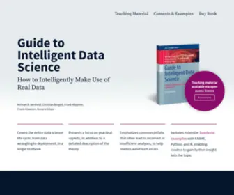 Datascienceguide.org(About the Book) Screenshot