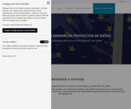 Dataseg.es(Protección de datos RGPD/LOPD y Derecho TIC) Screenshot