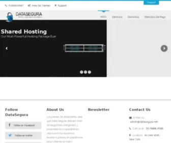 Datasegura.net(Alojamiento Web Hosting & Registros de dominios) Screenshot