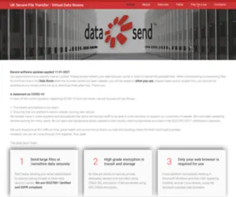 Datasend.co.uk(UK GDPR File Transfer) Screenshot