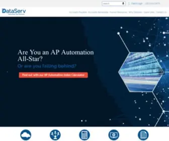 Dataserv.com(AP & AR Automation) Screenshot