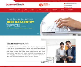 Dataservices2Globe.com(Data management services) Screenshot