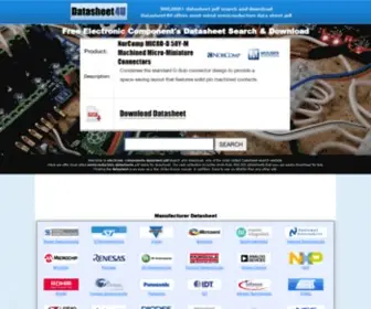 Datasheet4U.com(Datasheet Search Site) Screenshot