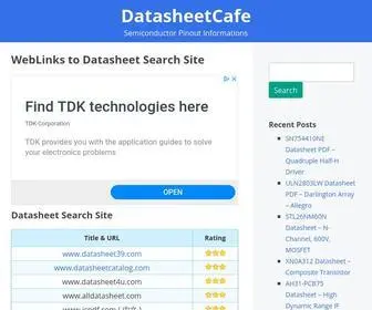 Datasheetcafe.com(Datasheet Search and PDF Download) Screenshot