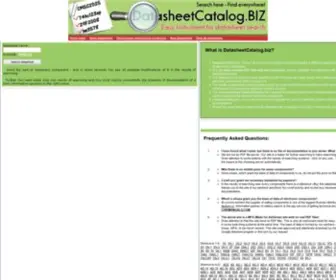 Datasheetcatalog.biz(IC Datasheet catalog and semiconductors documentation) Screenshot