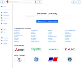 Datasheet.directory(Datasheet & Application Note) Screenshot