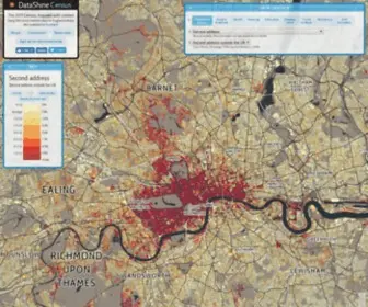 Datashine.org.uk(Census) Screenshot